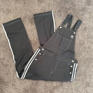 Adidas Grey Overalls with White Stripes